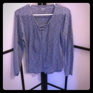 Ruff Hewn - lace up long sleeve